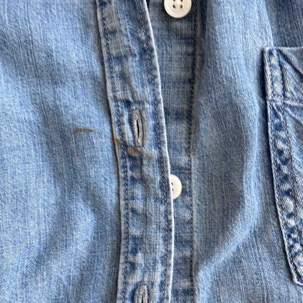 Rails Button Down Chambray Top - image 3